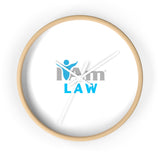 "I Am Law" Motivational Wall Clock - Modern Home Decor for Mindfulness and Serenity