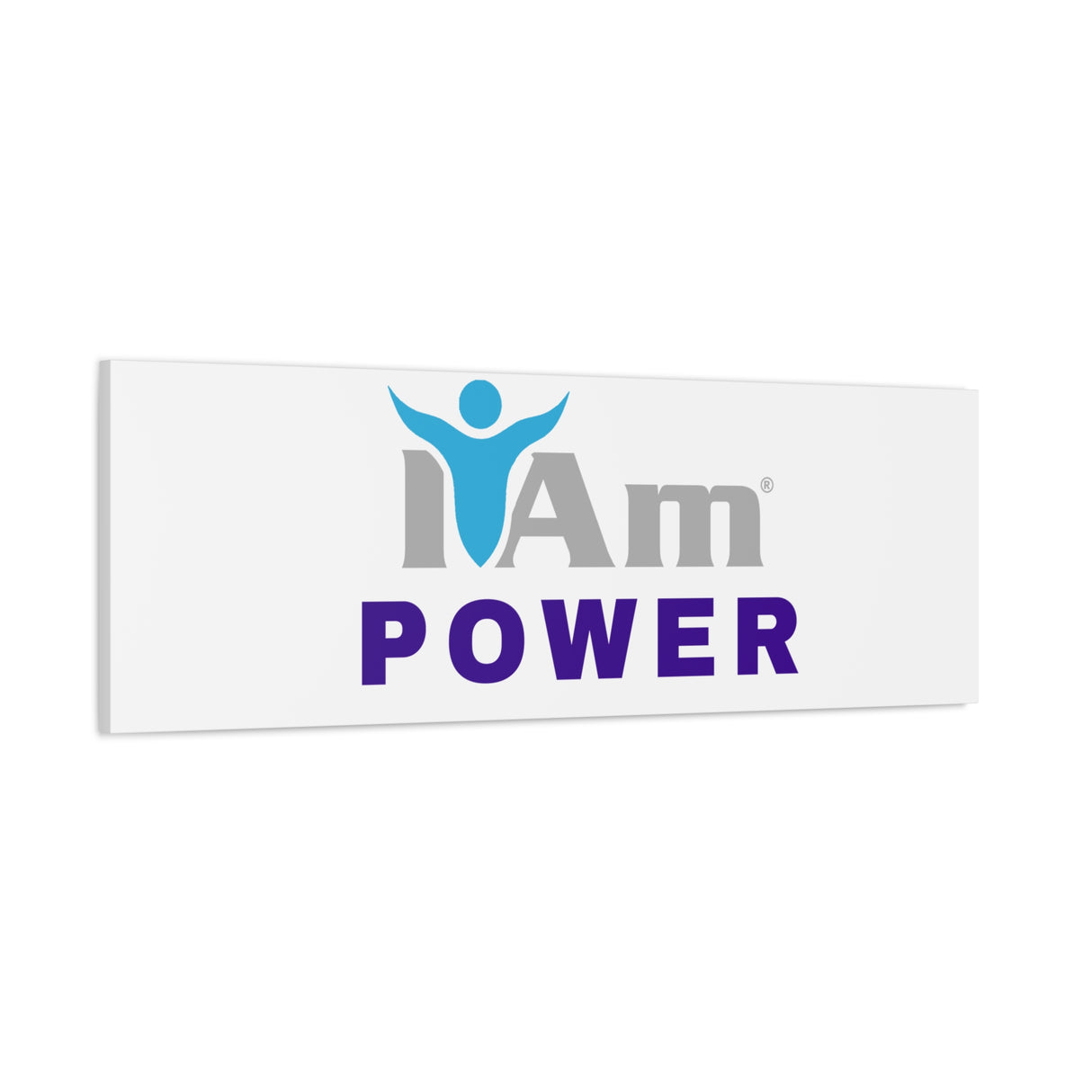 I Am Power Canvas Wall Art - Inspirational Home Decor