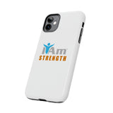 "I Am Strength" Affirmation Inspirational Tough Phone Case - I Am Strength Motivational Design