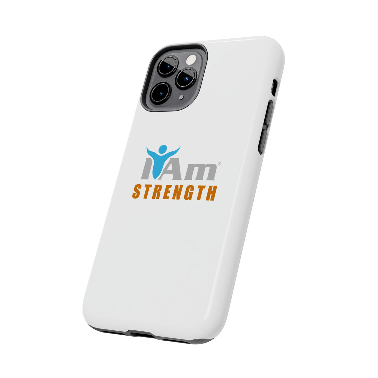 "I Am Strength" Affirmation Inspirational Tough Phone Case - I Am Strength Motivational Design