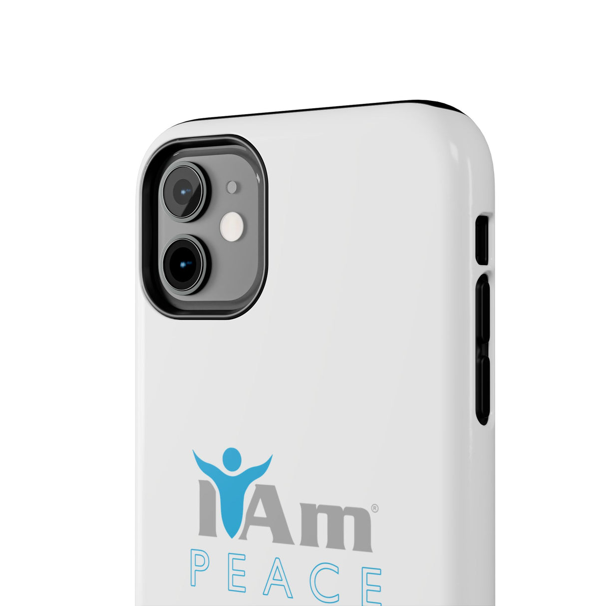 "I Am Peace" Affirmation Inspirational Tough Phone Case - I Am Peace Motivational Design