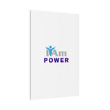 I Am Power Canvas Wall Art - Inspirational Home Decor