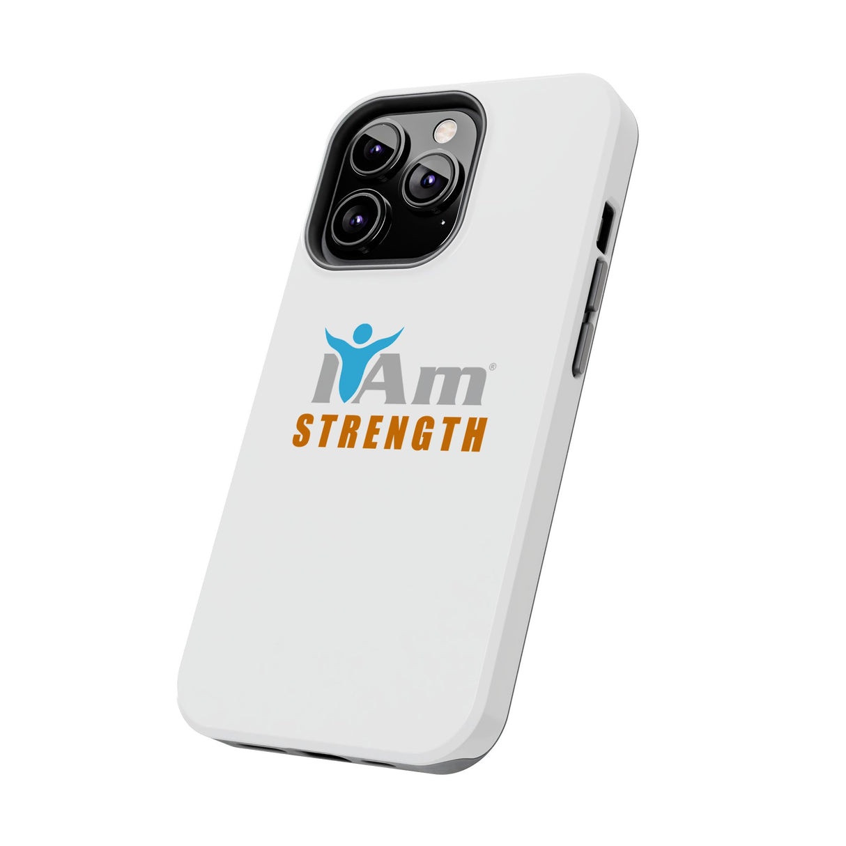 "I Am Strength" Affirmation Inspirational Tough Phone Case - I Am Strength Motivational Design