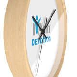 "I Am Devotion" Motivational Wall Clock - Modern Home Decor for Mindfulness and Serenity