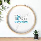 "I Am Devotion" Motivational Wall Clock - Modern Home Decor for Mindfulness and Serenity