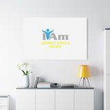 I Am Correct Ideas and Beliefs Canvas Wall Art - Inspirational Home Decor