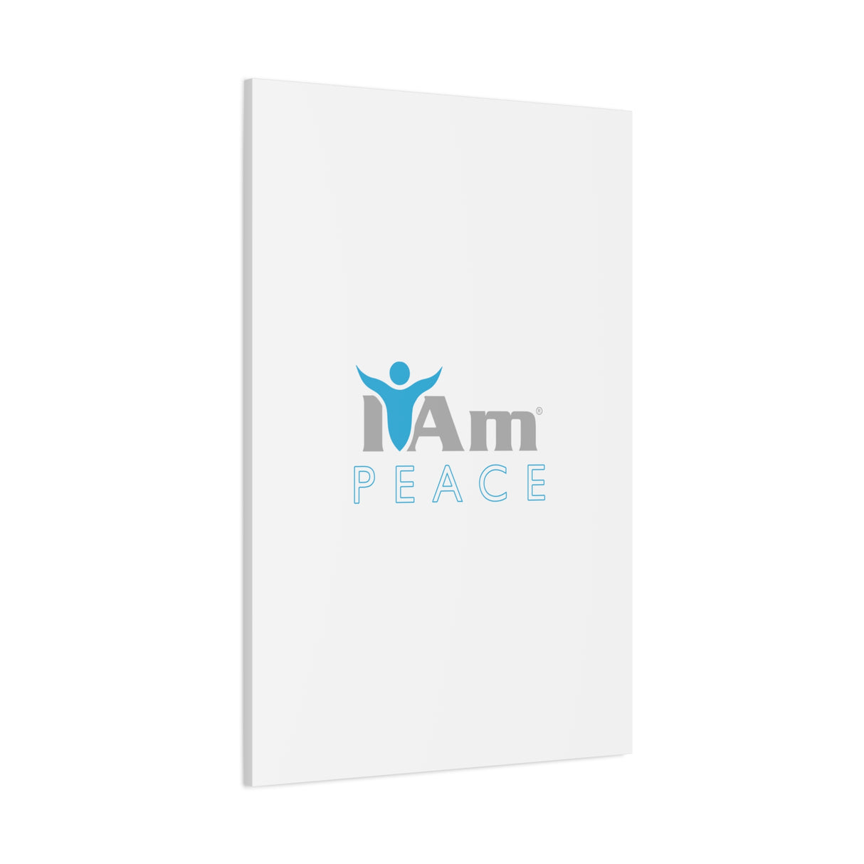 I Am Peace Canvas Wall Art - Inspirational Home Decor