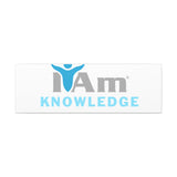 I Am Knowledge Canvas Wall Art - Inspirational Home Decor