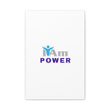 I Am Power Canvas Wall Art - Inspirational Home Decor