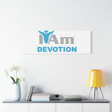 I Am Devotion Canvas Wall Art - Inspirational Home Decor