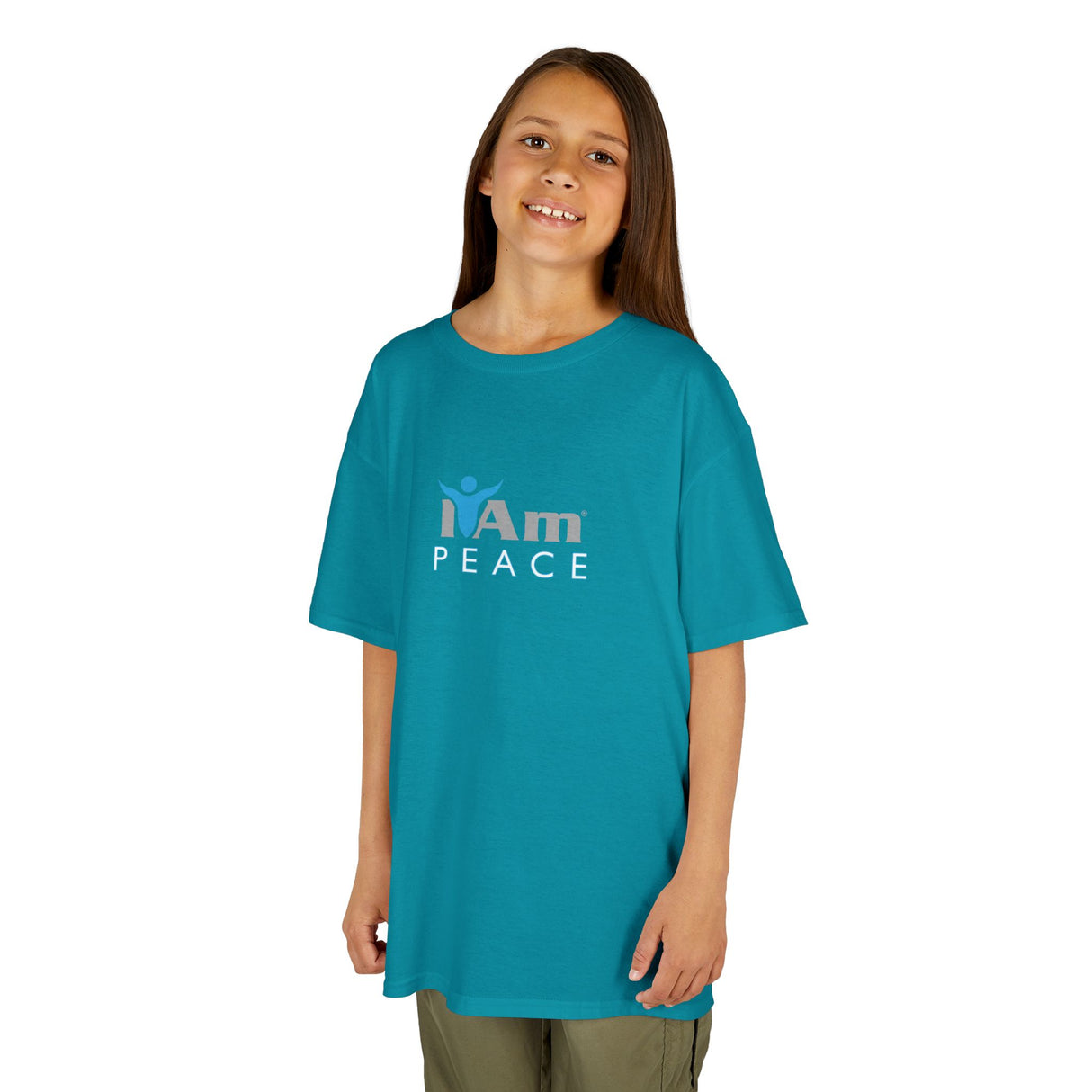 Boys Heavy Cotton 'I Am Peace'™ Tee