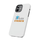 "I Am Strength" Affirmation Inspirational Tough Phone Case - I Am Strength Motivational Design