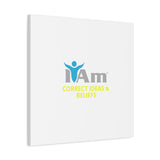 I Am Correct Ideas and Beliefs Canvas Wall Art - Inspirational Home Decor