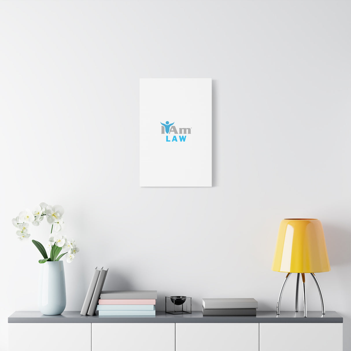 I Am Law Canvas Wall Art - Inspirational Home Decor