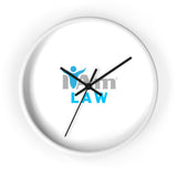 "I Am Law" Motivational Wall Clock - Modern Home Decor for Mindfulness and Serenity