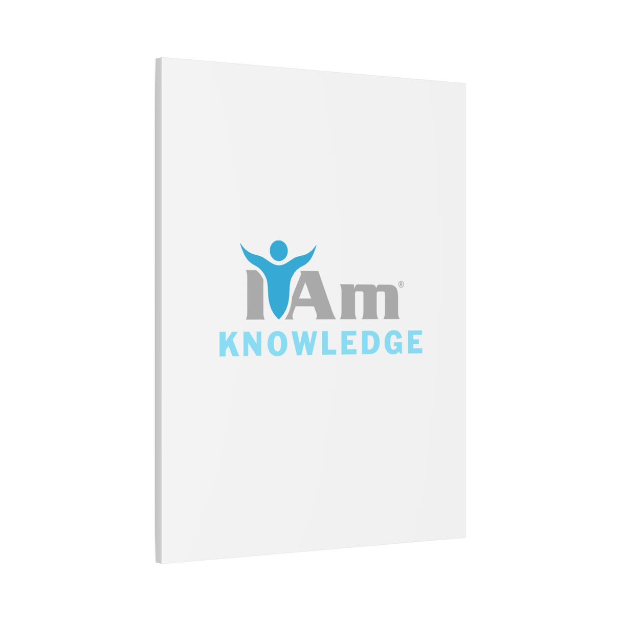 I Am Knowledge Canvas Wall Art - Inspirational Home Decor