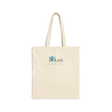 I Am Peace Cotton Canvas Tote Bag - Eco-Friendly Motivational Tote for Everyday Use