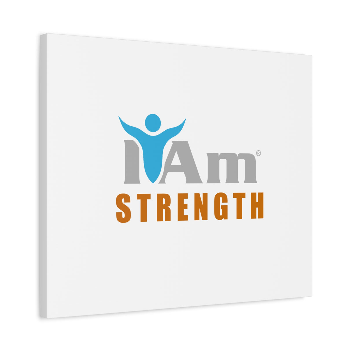 I Am Strength Canvas Wall Art - Inspirational Home Decor