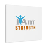 I Am Strength Canvas Wall Art - Inspirational Home Decor