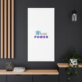 I Am Power Canvas Wall Art - Inspirational Home Decor