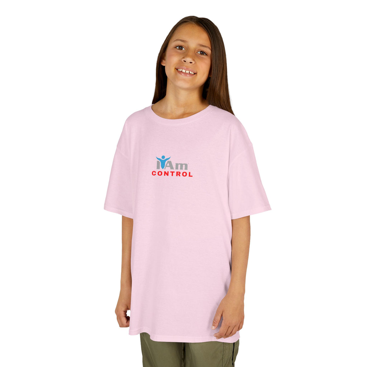 Girls Heavy Cotton 'I Am Control'™ Tee