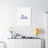 I Am Power Canvas Wall Art - Inspirational Home Decor