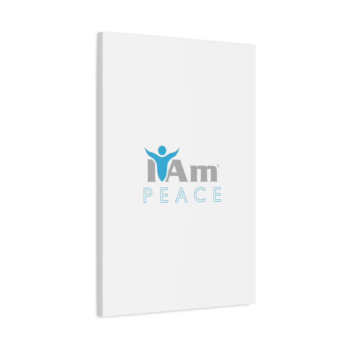 I Am Peace Canvas Wall Art - Inspirational Home Decor