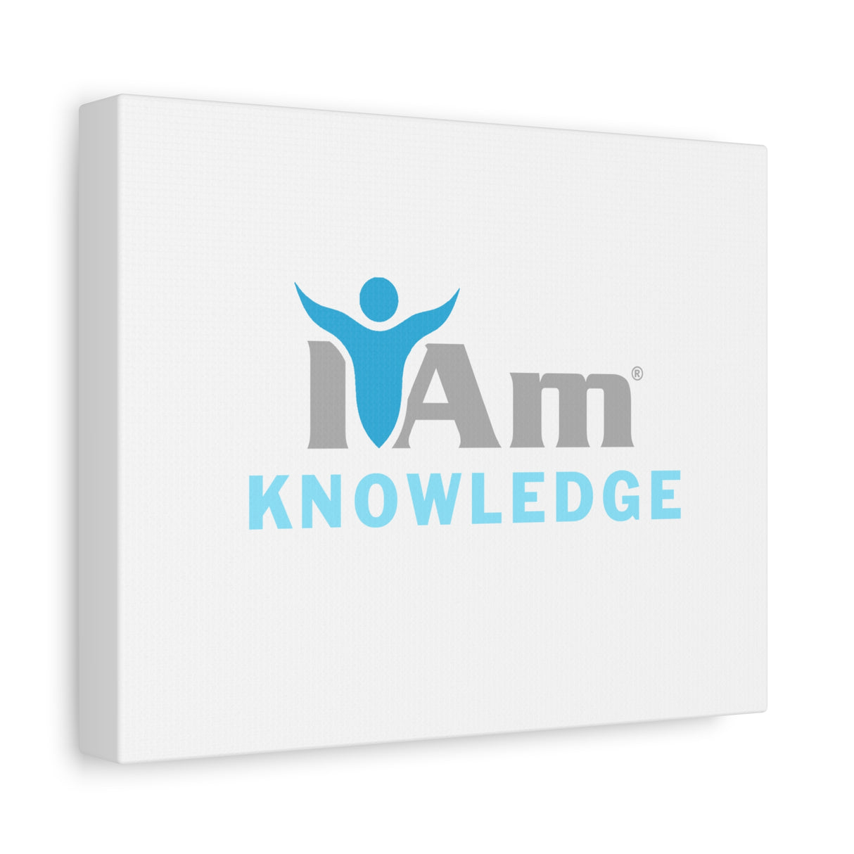 I Am Knowledge Canvas Wall Art - Inspirational Home Decor