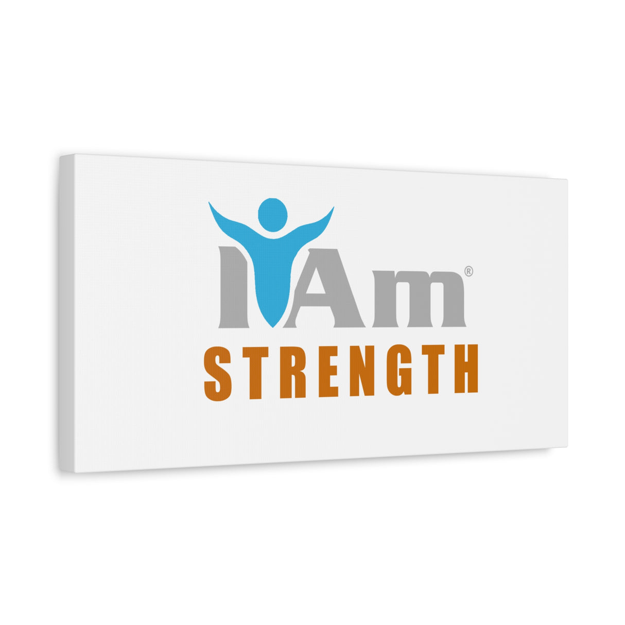 I Am Strength Canvas Wall Art - Inspirational Home Decor