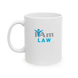 "I Am Law" Affirmational Ceramic Mug - Perfect Motivation for Coffee Lovers & Gifts