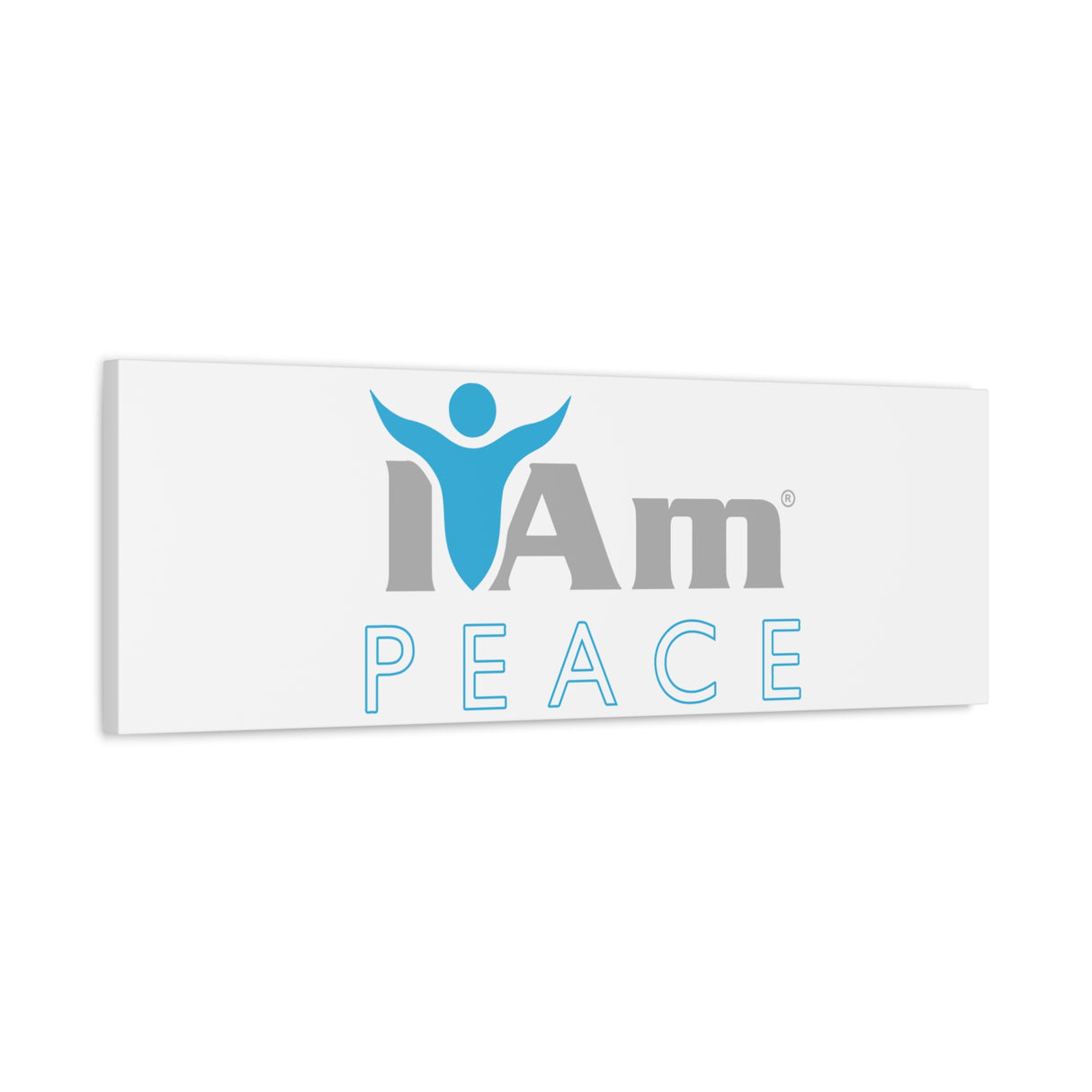 I Am Peace Canvas Wall Art - Inspirational Home Decor