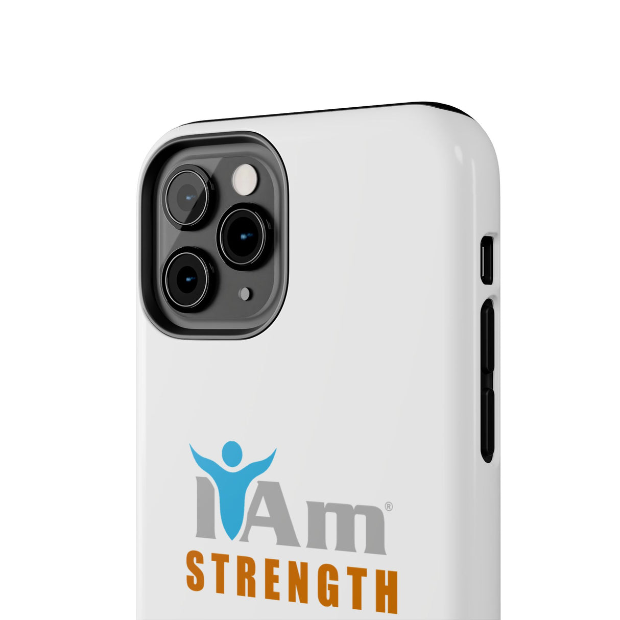 "I Am Strength" Affirmation Inspirational Tough Phone Case - I Am Strength Motivational Design