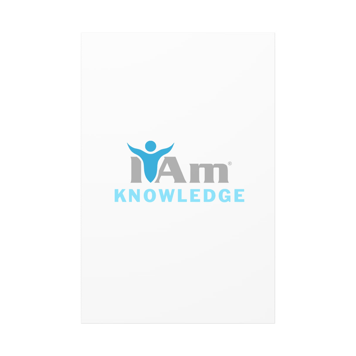 I Am Knowledge Canvas Wall Art - Inspirational Home Decor