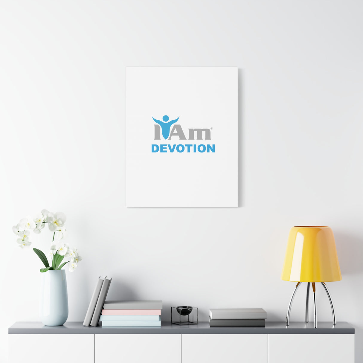 I Am Devotion Canvas Wall Art - Inspirational Home Decor