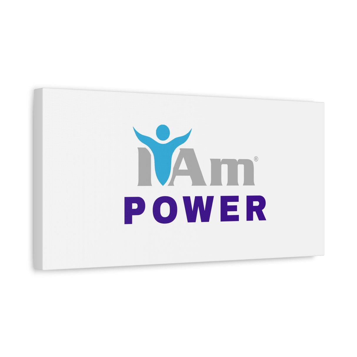 I Am Power Canvas Wall Art - Inspirational Home Decor