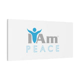 I Am Peace Canvas Wall Art - Inspirational Home Decor