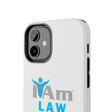 "I Am Law" Affirmation Inspirational Tough Phone Case - I Am Law Motivational Design