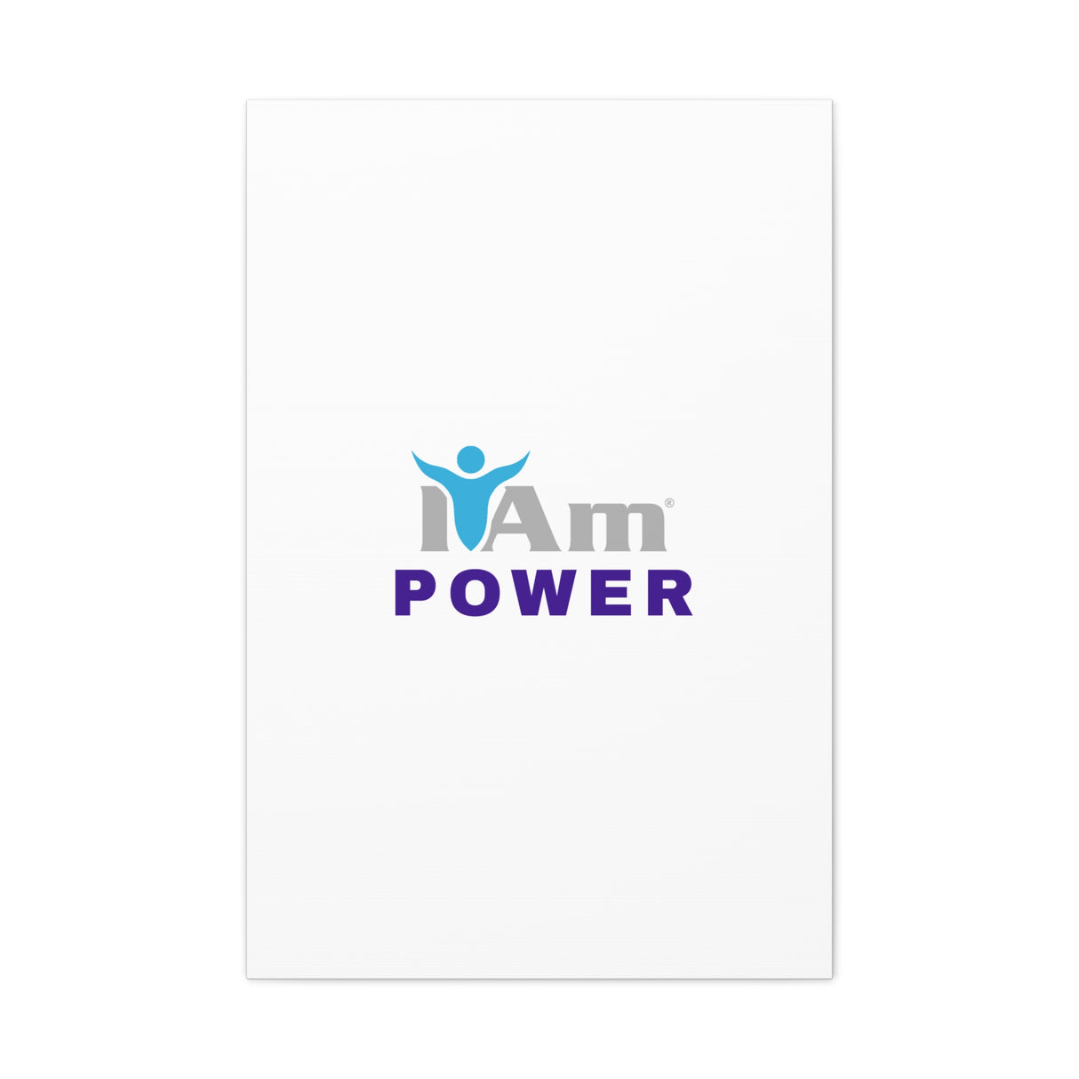 I Am Power Canvas Wall Art - Inspirational Home Decor