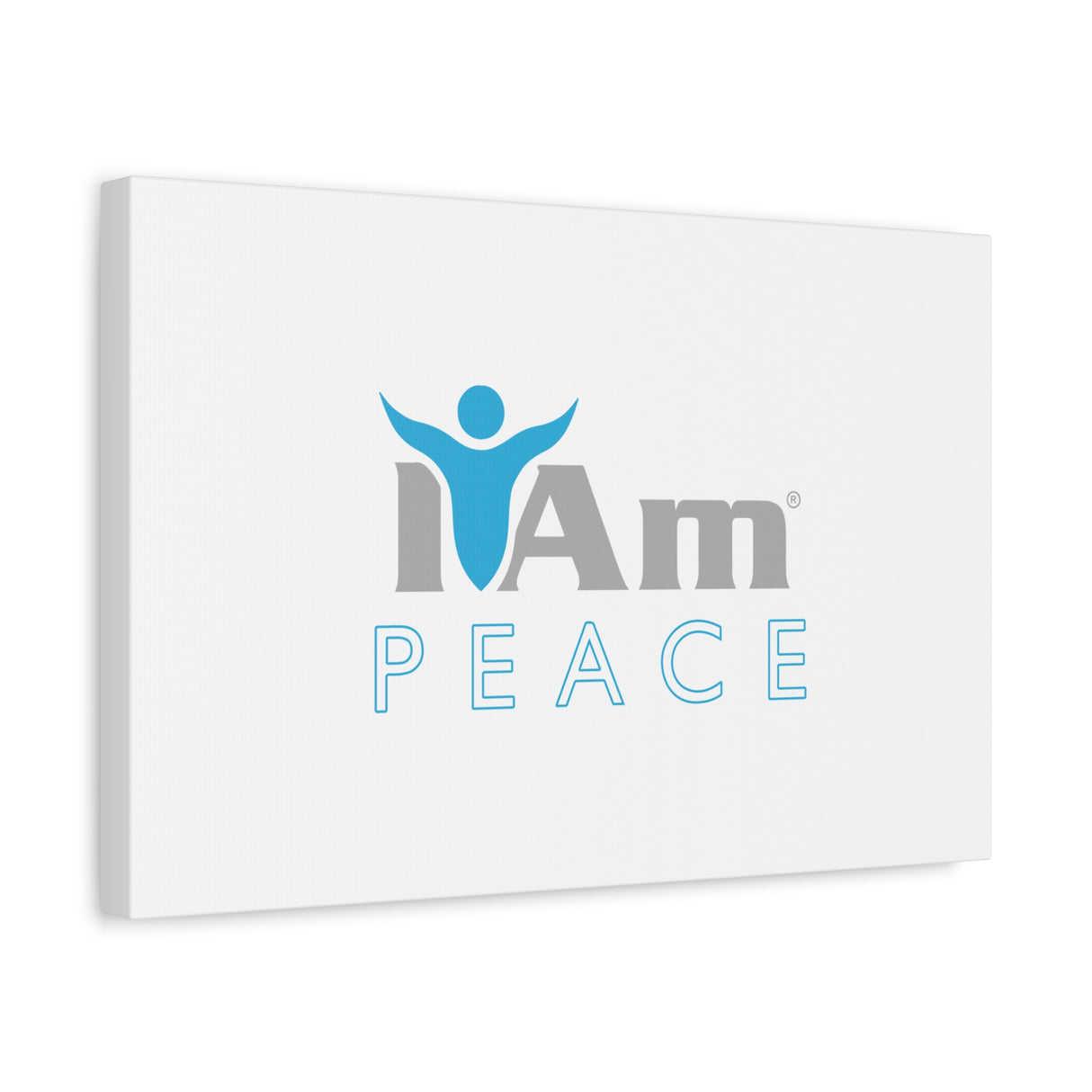 I Am Peace Canvas Wall Art - Inspirational Home Decor