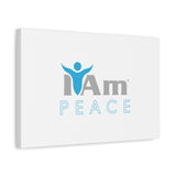 I Am Peace Canvas Wall Art - Inspirational Home Decor