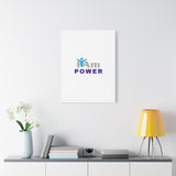 I Am Power Canvas Wall Art - Inspirational Home Decor