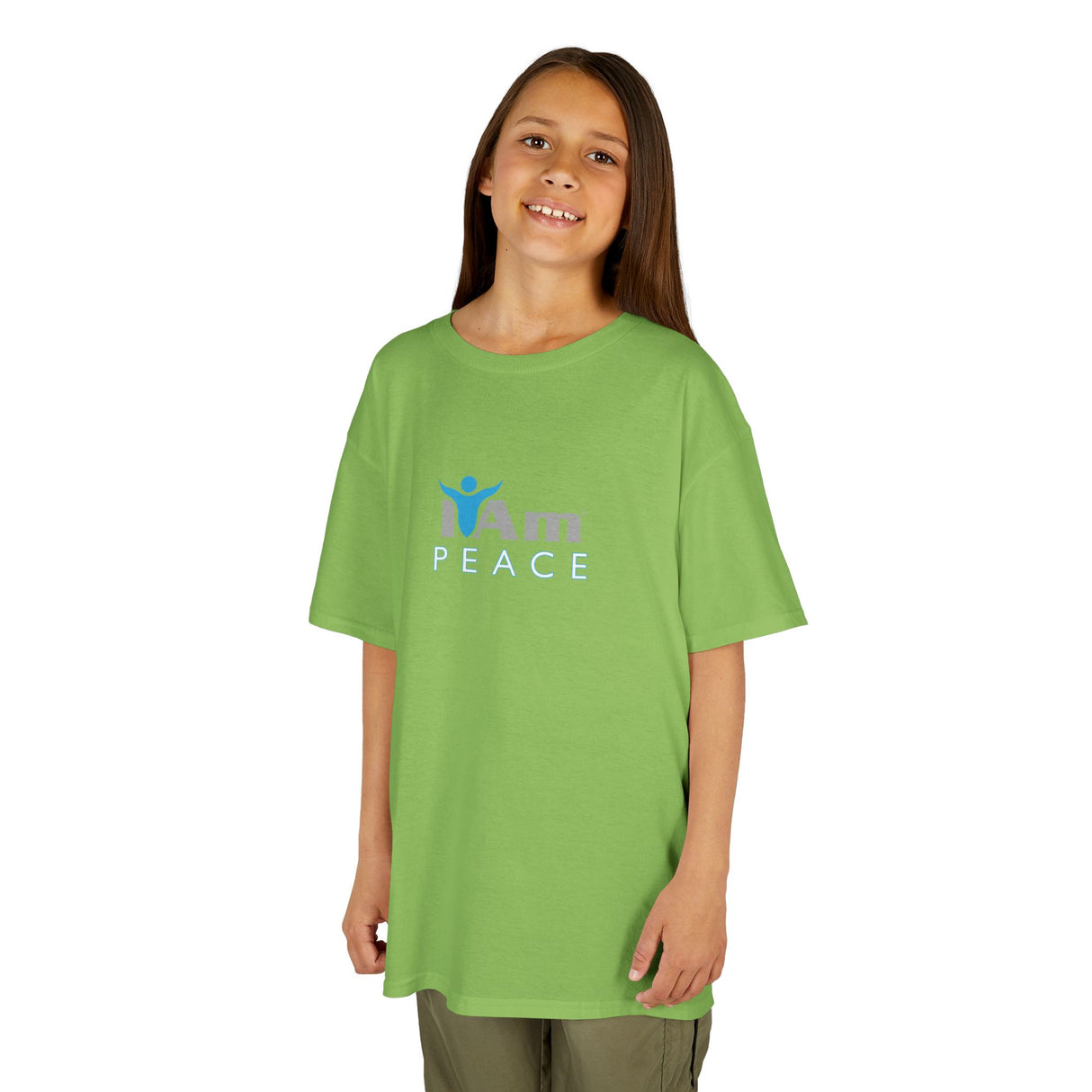 Boys Heavy Cotton 'I Am Peace'™ Tee