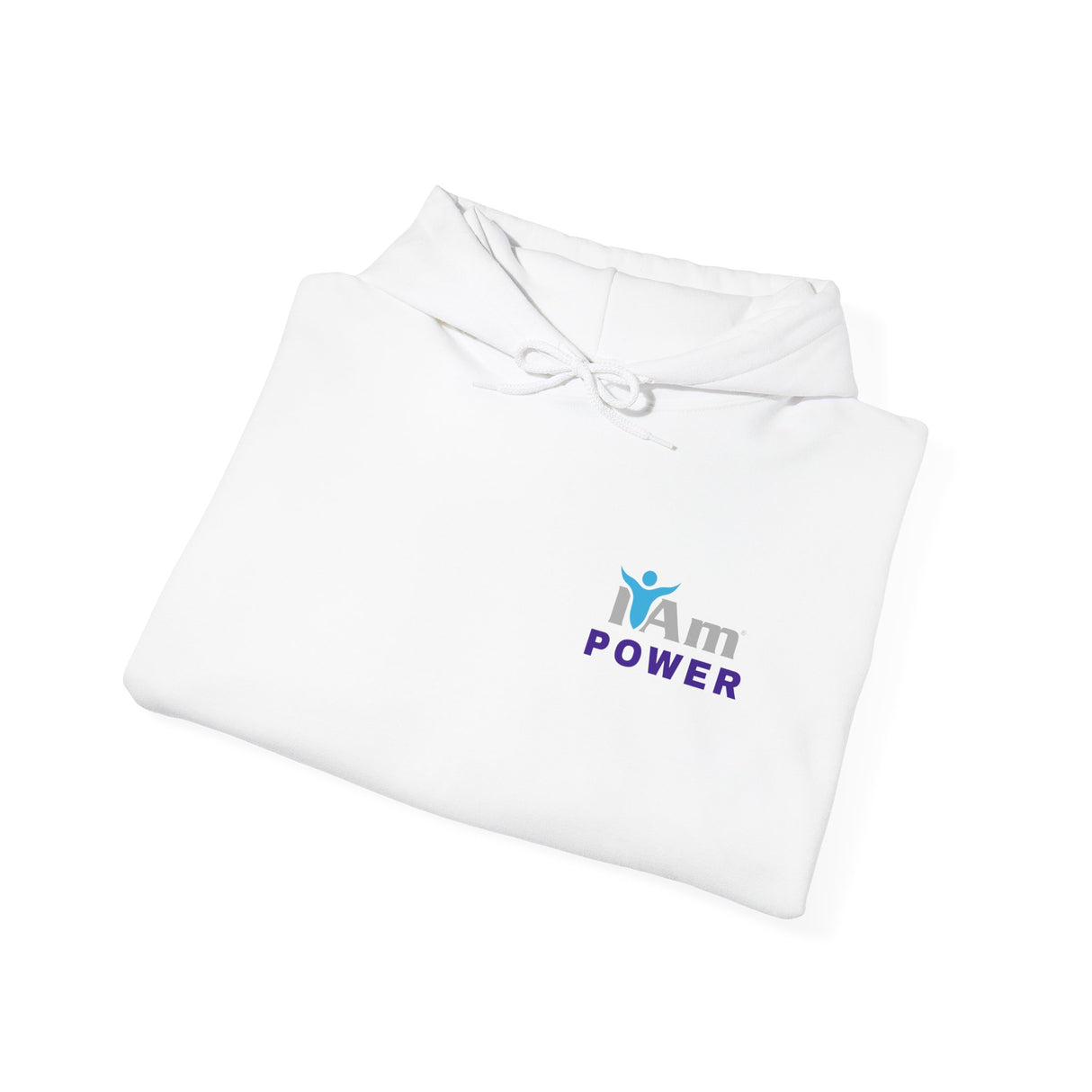 "I Am Power" Affirmation Unisex Heavy Blend Hoodie - Comfortable I Am Power Casual Wear