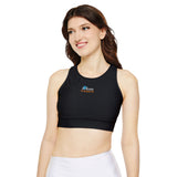 I Am Strength Padded Sports Bra - Empower Your Workout