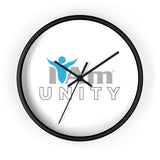 "I Am Unity" Motivational Wall Clock - Modern Home Decor for Mindfulness and Serenity