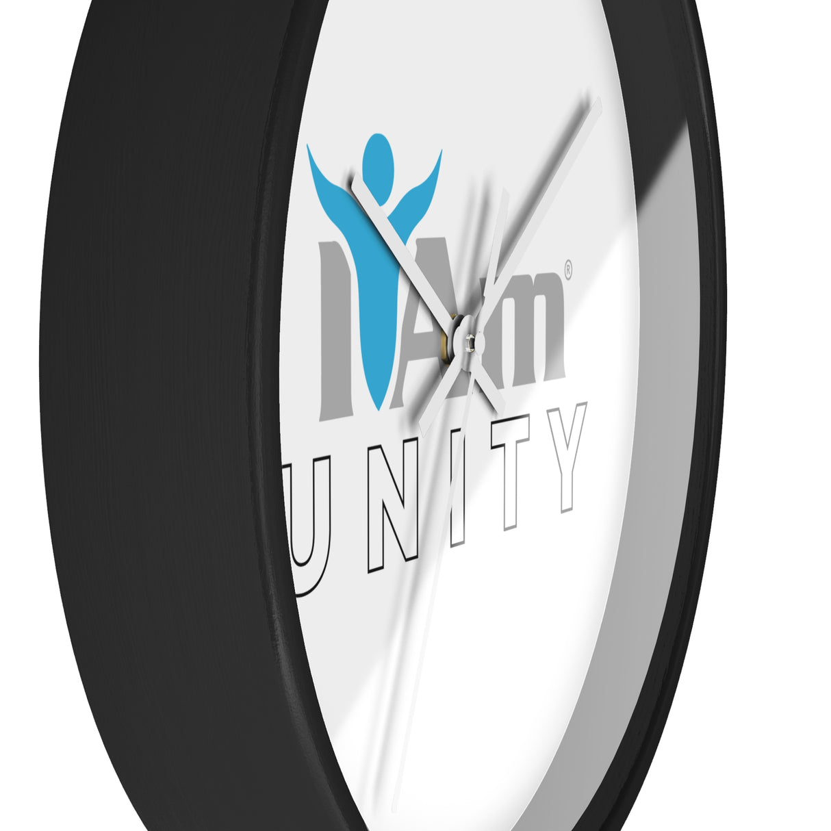 "I Am Unity" Motivational Wall Clock - Modern Home Decor for Mindfulness and Serenity