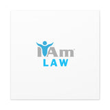 I Am Law Canvas Wall Art - Inspirational Home Decor