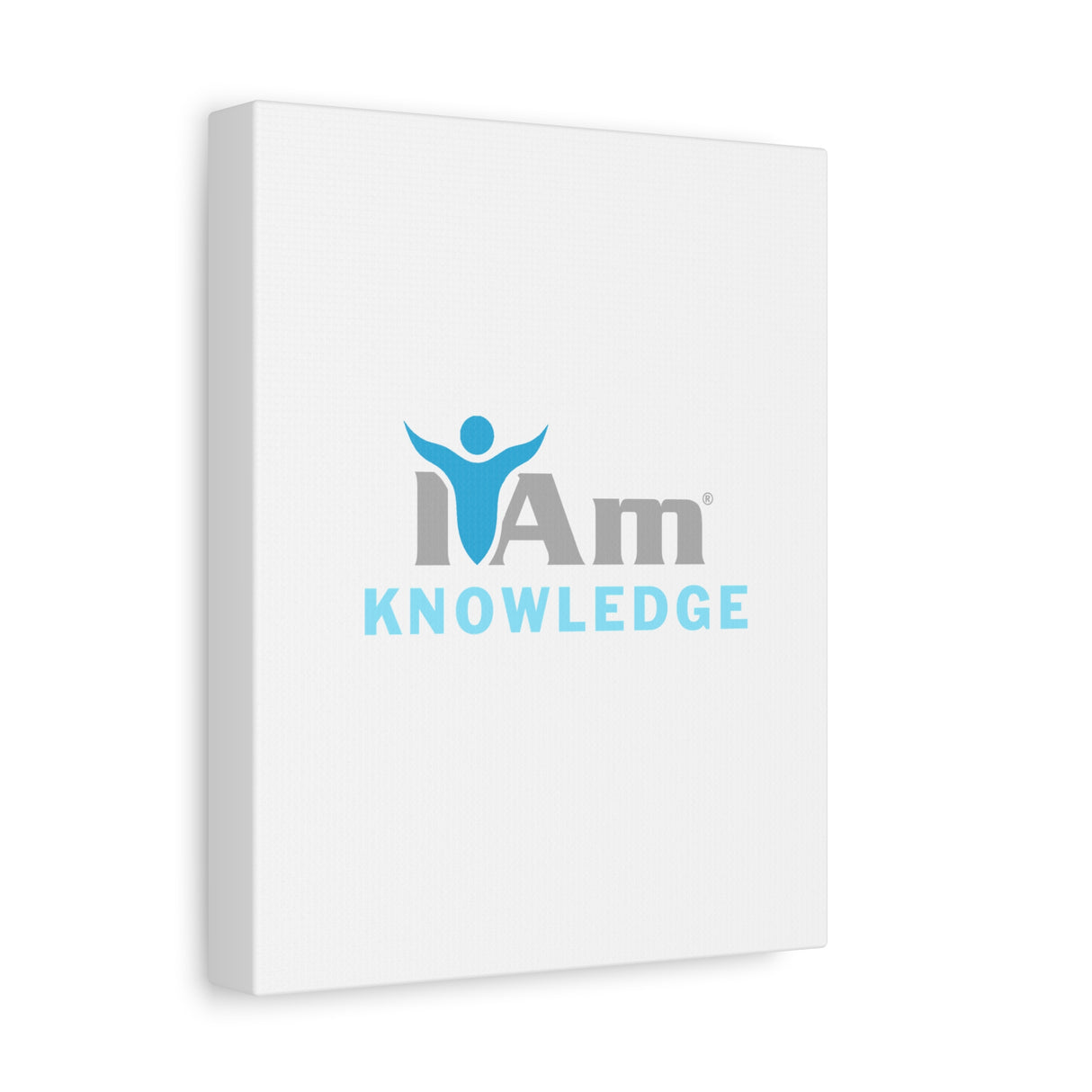 I Am Knowledge Canvas Wall Art - Inspirational Home Decor