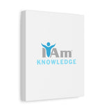 I Am Knowledge Canvas Wall Art - Inspirational Home Decor