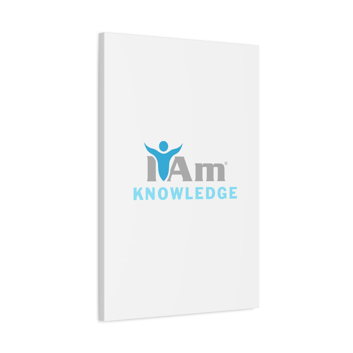 I Am Knowledge Canvas Wall Art - Inspirational Home Decor